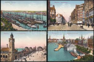 Hamburg - 9 pre-1945 unused postcards