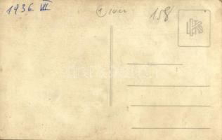 1936 Budapest, úri és női fodrász szalon fodrászokkal photo (EK)