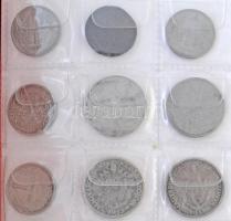 62db-os magyar és külföldi hamispénz gyűjtemény albumban T:vegyes
62pcs of hungarian and foreign fa...