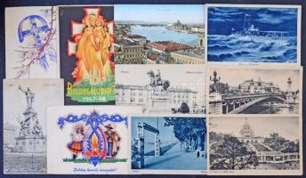 200 db főleg régi képeslap, legnagyobbrészt magyar városképek, kevés külföldi és néhány motívum képeslap. Érdemes megnézni!!