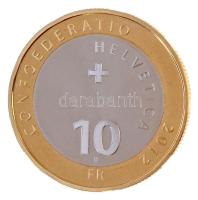 Svájc 2012. 10Fr "Tehén viadal" eredeti dísztokban, tanúsítvánnyal T:PP
Switzerland 2012....