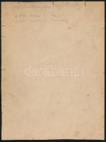 Kampis János (1886-?): Adolph W. Mozolowsky. Ceruza, papír, jelzett, 21×16 cm