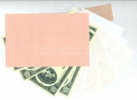 15db-os játék- és börtönpénz, közte 4 db "Centenáriumi Fradi Forint" T:I,I-