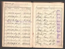 cca 1940 3 db törlesztési könyvecske