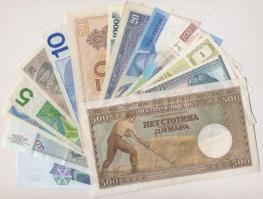 16db-os külföldi bankjegy tétel, közte Hollandia, Ausztria, Lengyelország, NSZK 1970. 10M T:I-III
1...