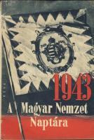 1943 A Magyar Nemzet naptára: érdekes kiadvány sok képpel, kiváló állapotban