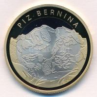Svájc 2006. 10Fr "Piz Bernina" eredeti dísztokban, tanúsítvánnyal T:PP Switzerland 2006. 10 Francs "Piz Bernina" in original case with certificate C:PP