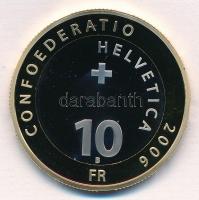 Svájc 2006. 10Fr "Piz Bernina" eredeti dísztokban, tanúsítvánnyal T:PP
Switzerland 2006. ...