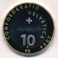 Svájc 2004. 10Fr "Matterhorn" eredeti dísztokban, tanúsítvánnyal T:PP
Switzerland 2004. 1...