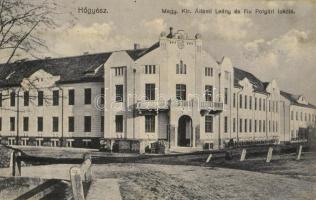 1932 Hőgyész, Magy. Kir. Állami leány és fiú polgári iskola (Rb)