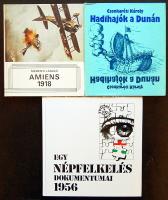 10 db klf történelmi tárgyú könyv a II. világháborúról, náci és szovjet terrorról, 1956-ról