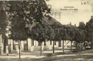 1927 Letenye, Kossuth Lajos utca. Reich Salamon kiadása (EK)