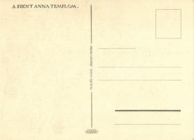 1945 Budapest - 4 db városképes lap a második világháború utáni romokról / 4 town-view postcards of ...