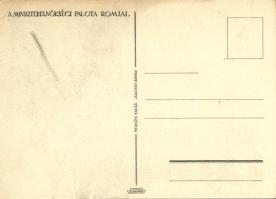 1945 Budapest - 4 db városképes lap a második világháború utáni romokról / 4 town-view postcards of ...