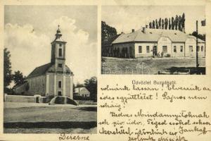 1934 Buzsák, templom, körjegyzőség