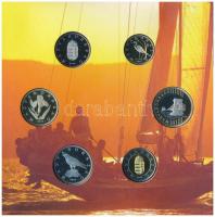 2018. 1Ft-200Ft (6xklf) "50. Kékszalag Erste Nagydíj" forgalmi sor dísztokos szettben + &q...