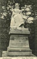 1906 Budapest V. Veres Pálné szobor az Erzsébet téren. S.L.B. No. 238.