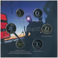 2018. 1Ft-200Ft (6xklf) "50. Kékszalag Erste Nagydíj" forgalmi sor dísztokos szettben (2x)...