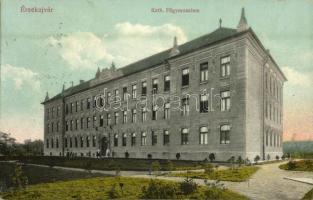 1916 Érsekújvár, Nové Zámky; Katolikus főgimnázium. Binéth Gáspár kiadása / grammar school