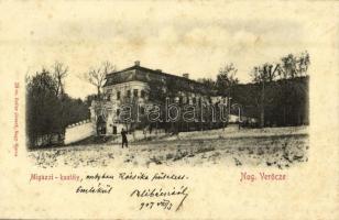 1907 Verőce, Nógrádverőce; Migazzi kastély télen. Kiadja Zoller József 24. sz. (fl)