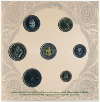 2007. 1Ft-100Ft (8xklf) "Berán Lajos és a pengő" forgalmi sor, benne "Berán Lajos és ...