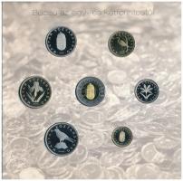 2008. 1Ft-100Ft (7xklf) darabos forgalmi sor "Búcsú az egy- és kétforintostól" dísztokos s...