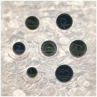 2008. 1Ft-100Ft (7xklf) "Búcsú az egy- és kétforintostól" forgalmi sor dísztokos szettben ...