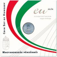 2011. 5Ft-200Ft (6xklf) forgalmi sor szettben + 3000Ft Ag "Az Európai Unió Tanácsának magyar el...