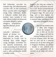 2011. 5Ft-200Ft (6xklf) forgalmi sor szettben + 3000Ft Ag "Az Európai Unió Tanácsának magyar el...