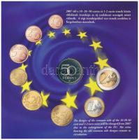 2007. 1Ft-100Ft (8xklf) forgalmi sor, benne 50Ft "50 éves a Római Szerződés" T:PP Adamo FO...