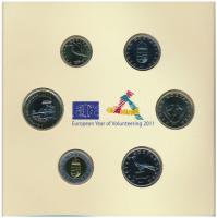 2011. 5Ft-200Ft (6xklf) "Az Európai Unió Tanácsának magyar elnöksége" forgalmi sor szettbe...