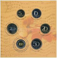 2009. 5Ft-200Ft "Haydn" (7xklf) forgalmi érme sor, benne "Joseph Haydn" Ag emlék...