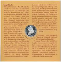 2009. 5Ft-200Ft "Haydn" (7xklf) forgalmi érme sor, benne "Joseph Haydn" Ag emlék...