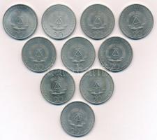 NDK 1971A 20M Cu-Ni "Ernst Thälmann" (10x) T:1-,2 
GDR 1971A 20 Mark Cu-Ni "Ernst Th...