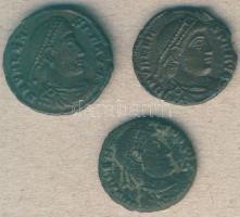 Római Császárság Valens 364-378. Bronzpénz (3x) 2klf variáns T:3