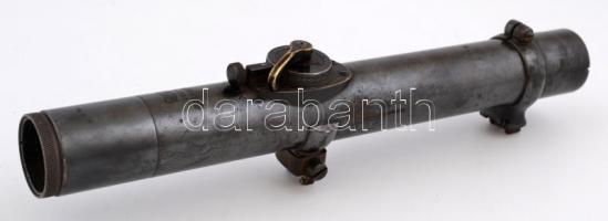 cca 1910 Carl Zeiss Zieldovice jelzett, állítható puska távcső 25 cm