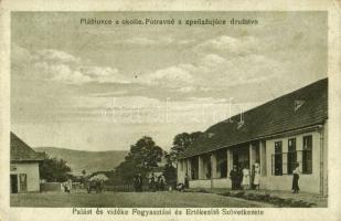 Palást, Plástovce; Palást és vidéke fogyasztási és értékesítő szövetkezet üzlete és saját kiadása / cooperative shop / Plástovce a okolie. Potravné a zpenazujúce druzstvo (Rb)