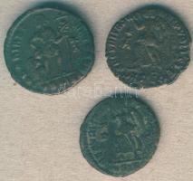 Római Császárság Valens 364-378. Bronzpénz (3x) 2klf variáns T:3