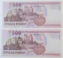 2008. 500Ft "ED" + 500Ft "EB" T:I,I-