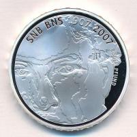 Svájc 2007. 20Fr Ag "Svájci Nemzeti Bank" eredeti dísztokban, tanúsítvánnyal T:PP
Switzer...