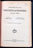 Kipling, Rudyard: Történetek az őserdőből (Jungle Book). Bp., Athenaeum. Kiadói aranyozott egészvász...