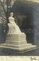 1904 Merano, Meran (Südtirol); Kaiserin Elisabeth Denkmal / Erzsébet királyné (Sisi) szobor / Empress Elisabeth of Austria statue (fa)