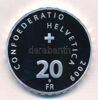 Svájc 2009. 20Fr Ag "Brienz-Rothorn-Bahn" eredeti dísztokban, tanúsítvánnyal T:PP
Switzer...