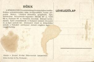 Bükk, Szépségével elbűvöl a vadregényes Bükk. MÁV turisztikai reklám / Hungarian State Railways tour...