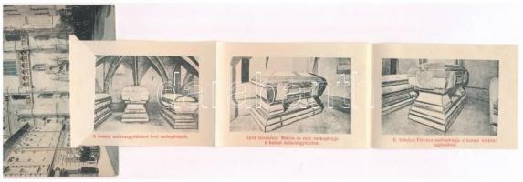 1916 Kassa, Kosice; Deák Ferenc utca, leporellólap / street, leporellocard