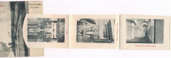 Kassa, Kosice; Szent Orsolya zárda főépülete, leporellólap / nunnery, leporellocard