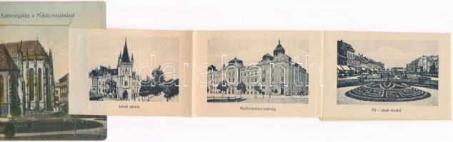 Kassa, Kosice; Székesegyház a Mihály kápolnával, leporellólap / cathedral, chapel, leporellocard (fl...