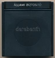 DN "Állami Biztosító" Ag bélyegérem, eredeti műanyag tokban (~3,24g/0.800/22x28mm) T:PP