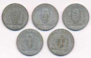 1926. 1P Ag (5x) T:3,3- Adamo P6