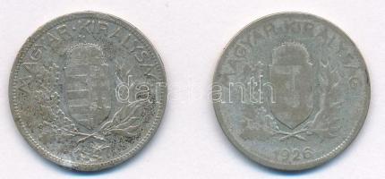 1926-1927. 1P Ag (2x) T:3,3- kis hullám Adamo P6